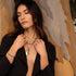 wardrobe with sister pendant necklaces<br>shop the look > soulero<span class='visuallyhidden'>; shop help at 760-978-9297.</span>